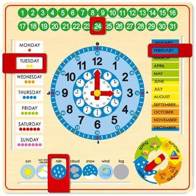 Orologio Calendario Inglese Big Clock Goula
