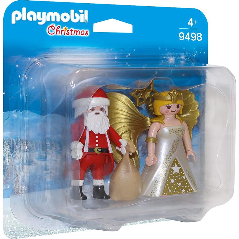 Babbo Natale 94.Babbo Natale Con Angelo Playmobil Christmas Playmobil 9498
